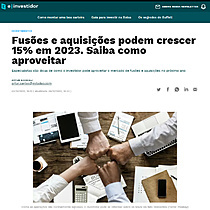 Fuses e aquisies podem crescer 15% em 2023. Saiba como aproveitar